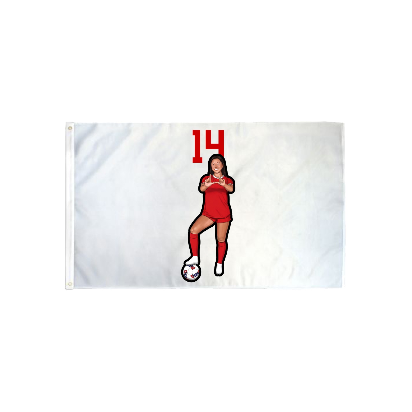 3x5 Flag — Number Top in Classic