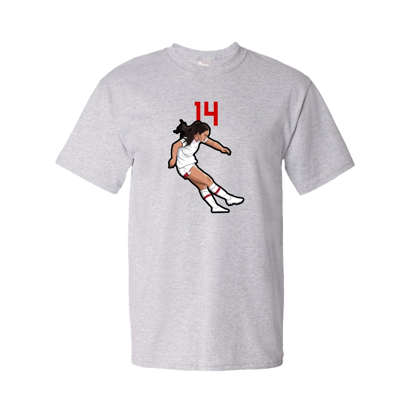 Tee — Number Top in Grey