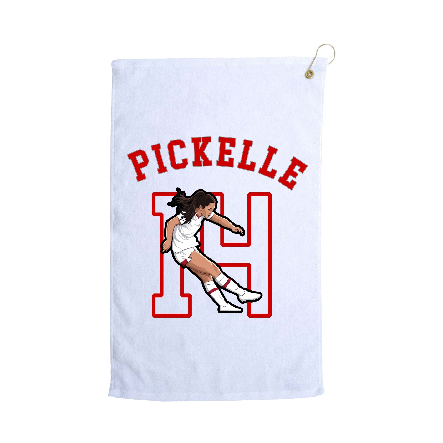 Golf Towel — Shirsey Arch in White