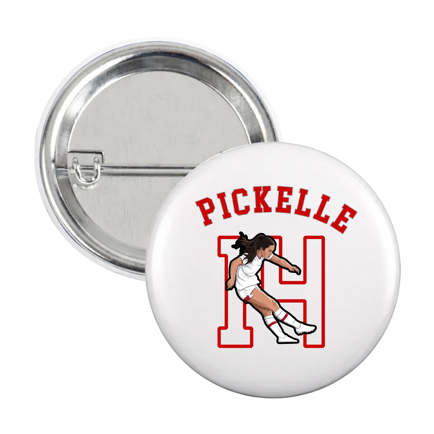 Game Day Button — Shirsey Arch in White