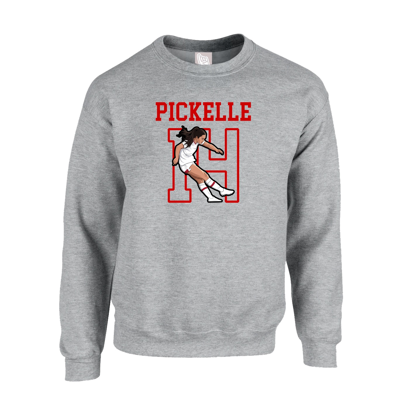 Fleece Crew — Shirsey in Grey