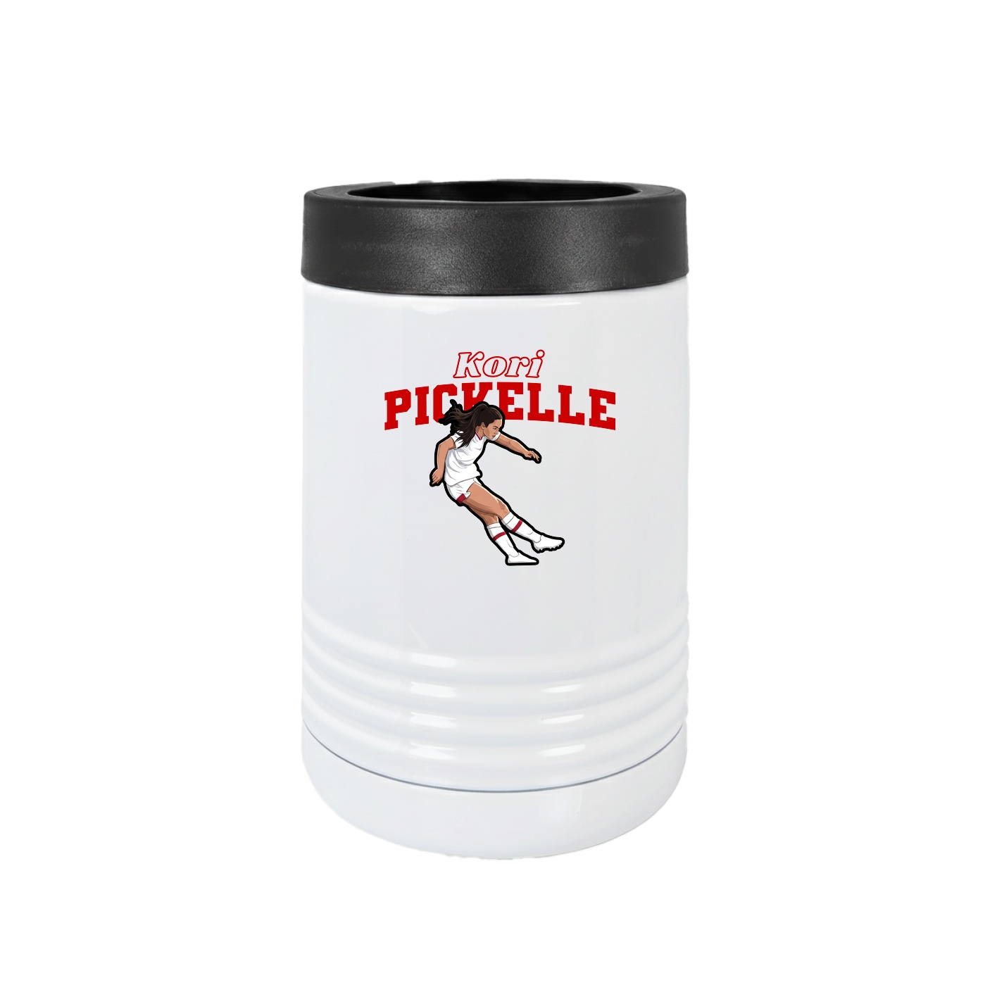 Beverage Holder — Name Arch in White