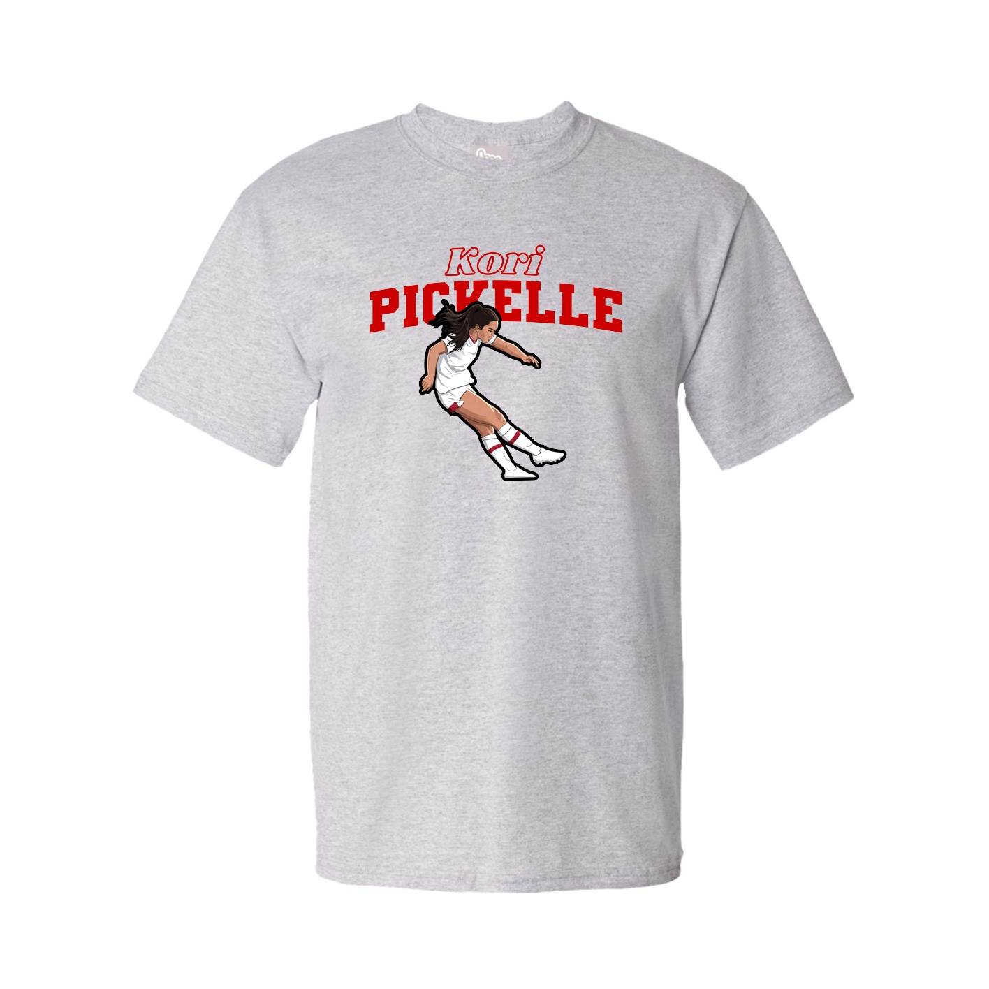 Youth Tee — Name Arch in Grey
