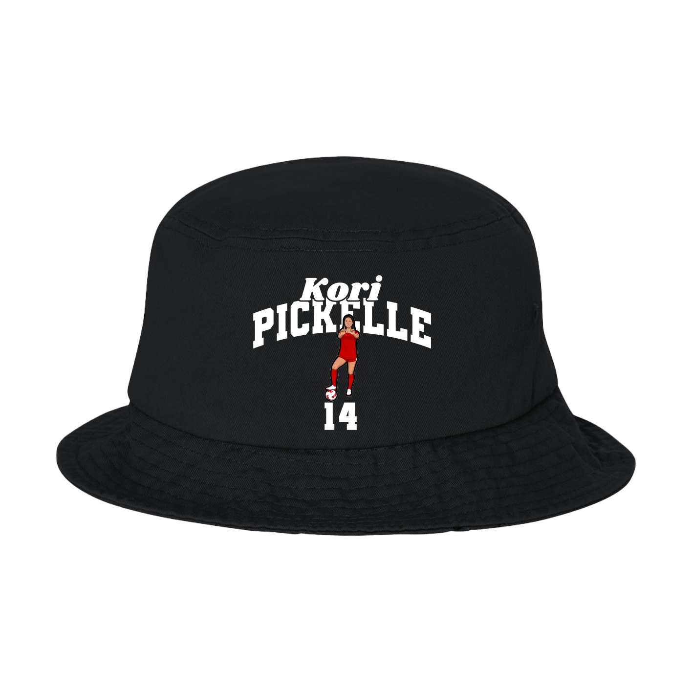 Bucket Cap — Signature Arch in Black
