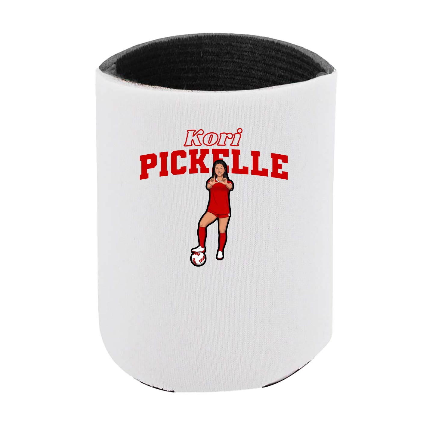 Can Holder — Name Arch in White