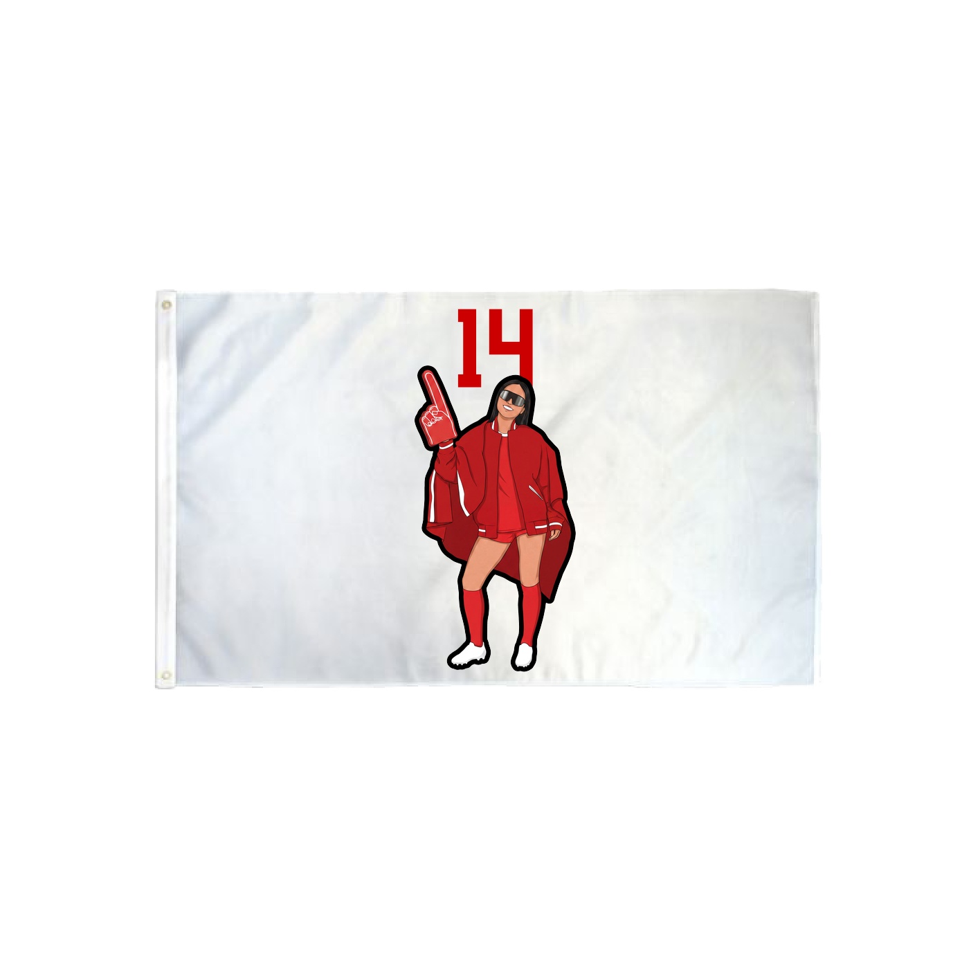 3x5 Flag — Number Top in Classic