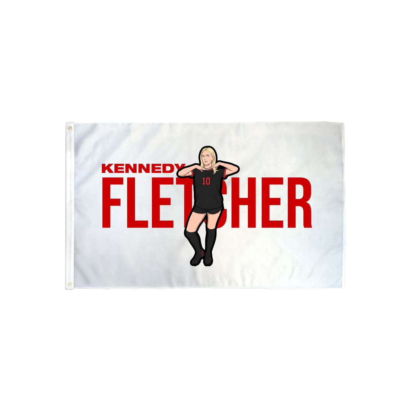 3x5 Flag — Player Name in Classic