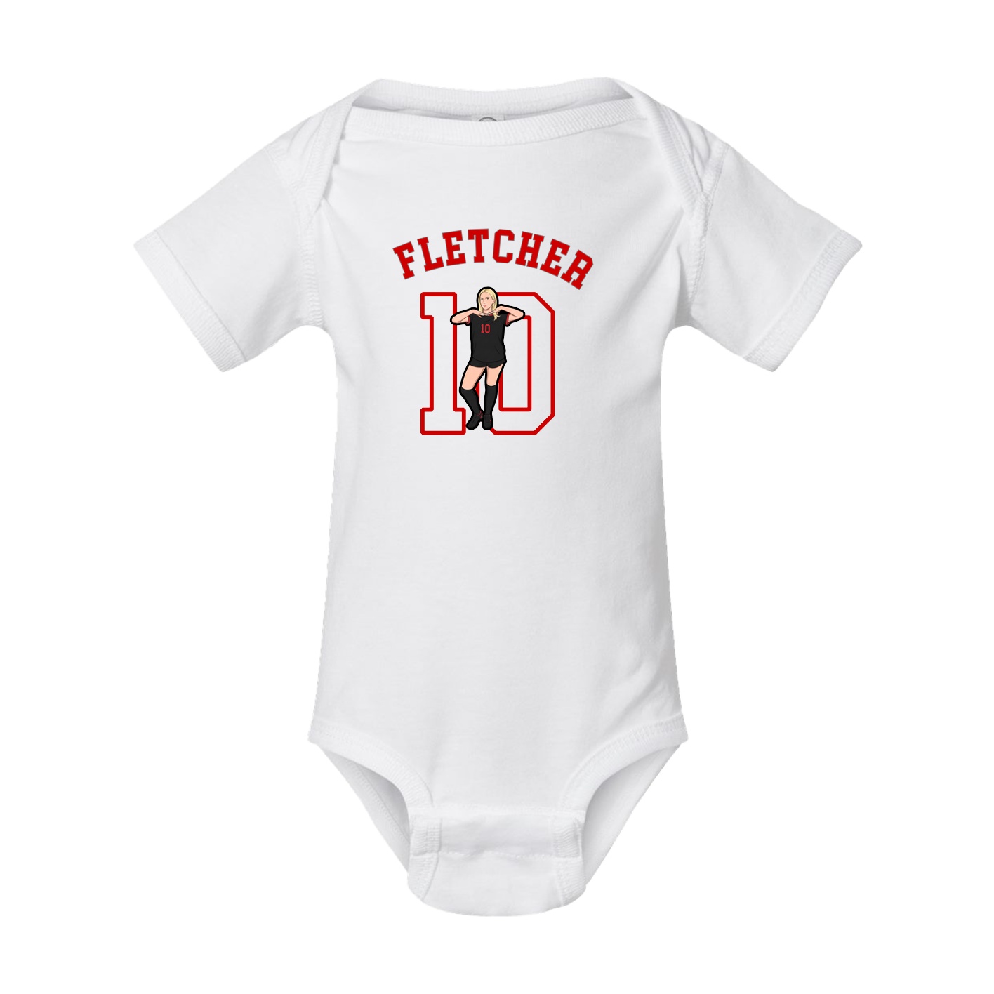 Baby Onesie — Shirsey Arch in White
