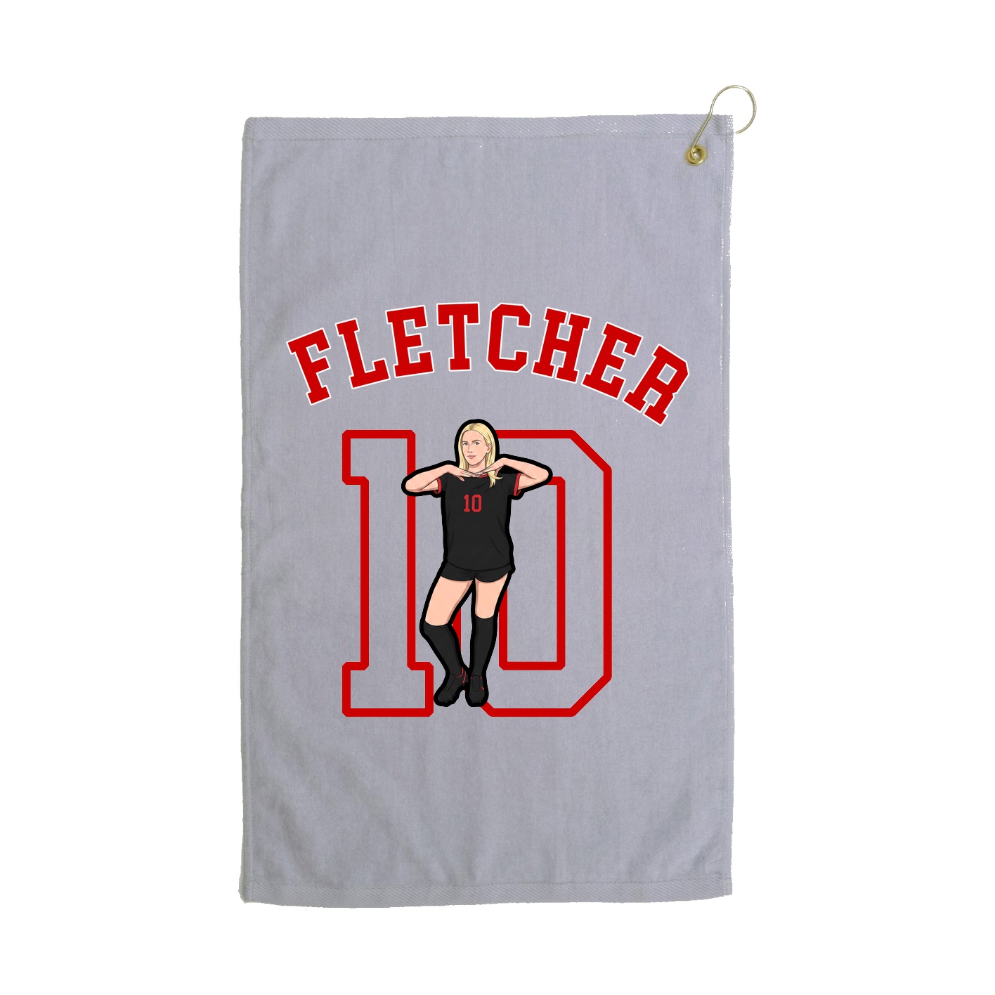 Golf Towel — Shirsey Arch in Grey
