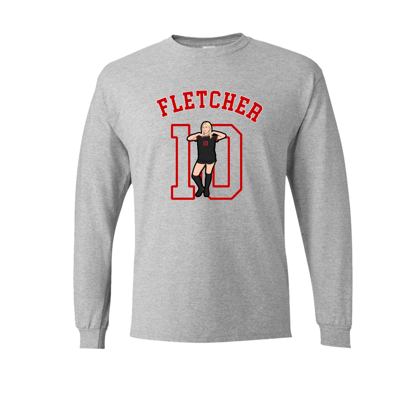 Long Sleeve Tee — Shirsey Arch in Grey