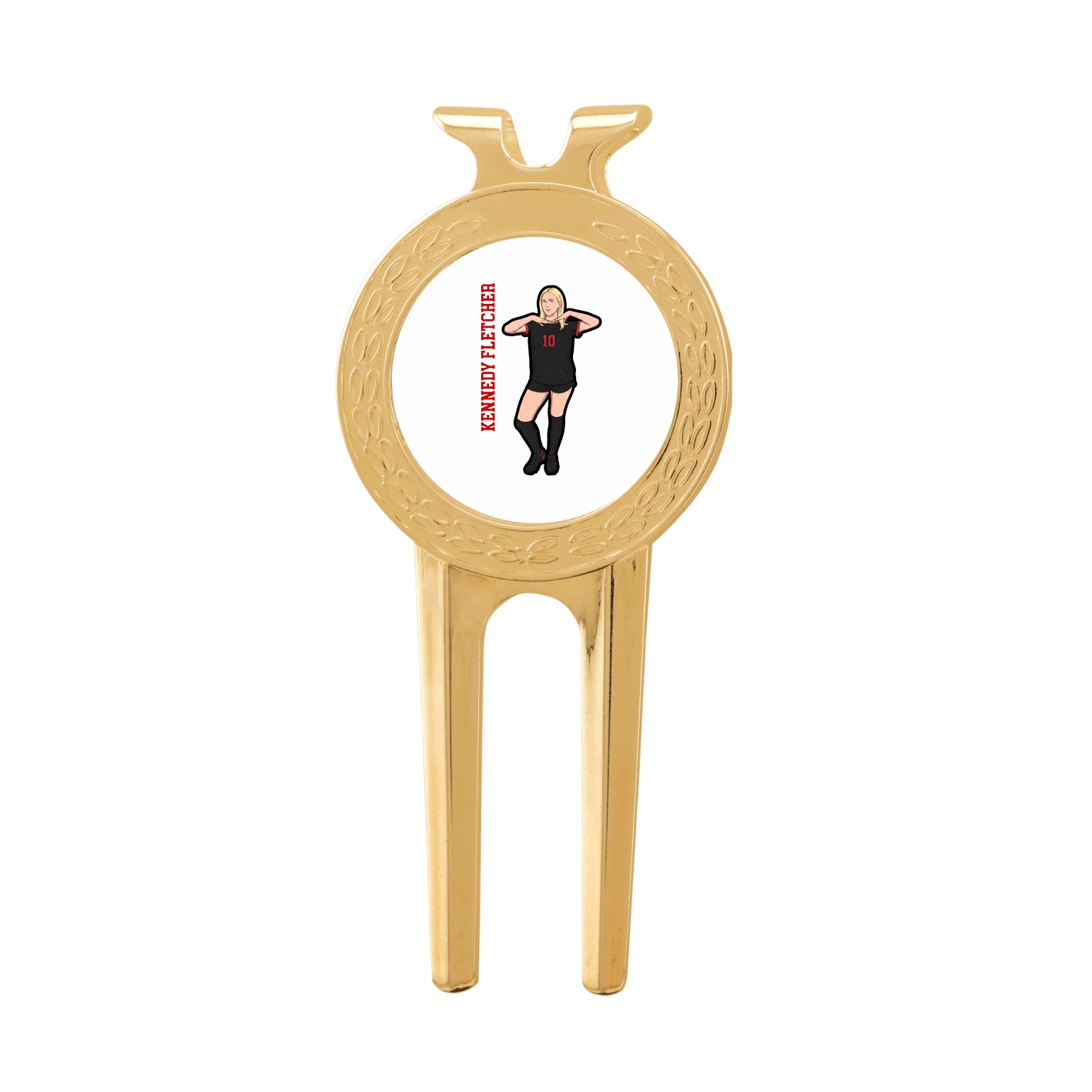 Divot Tool with Ball Marker — Name Vertical in Classic