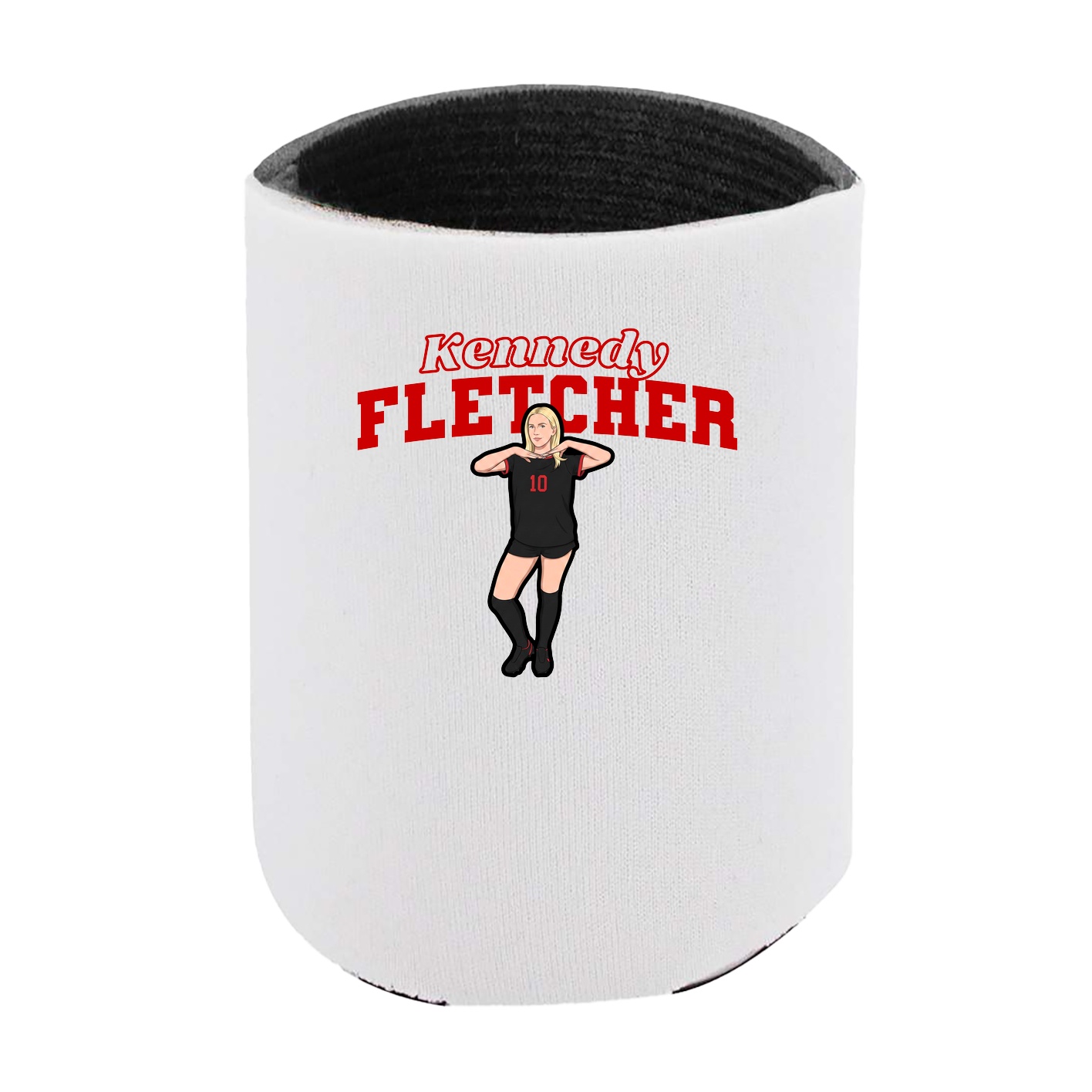 Can Holder — Name Arch in White