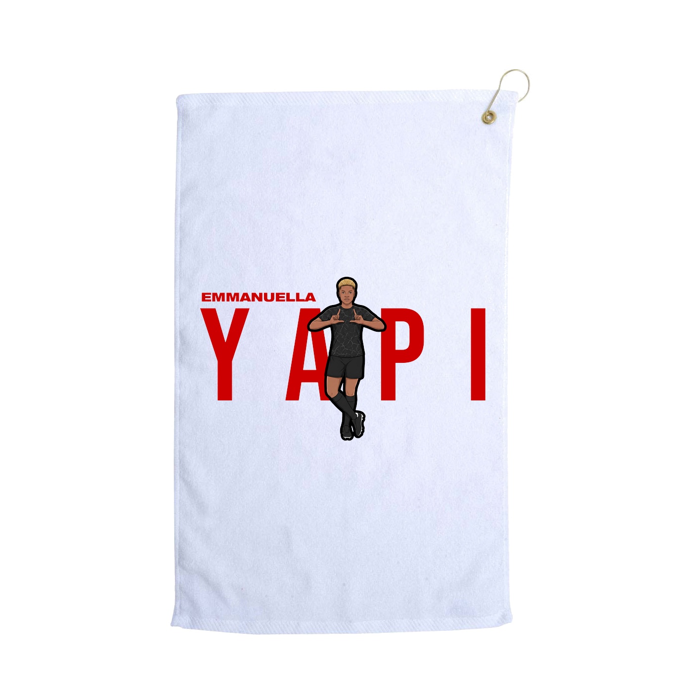 Golf Towel — Player Name in White