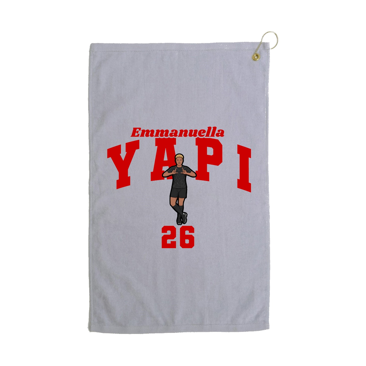 Golf Towel — Signature Arch in Grey