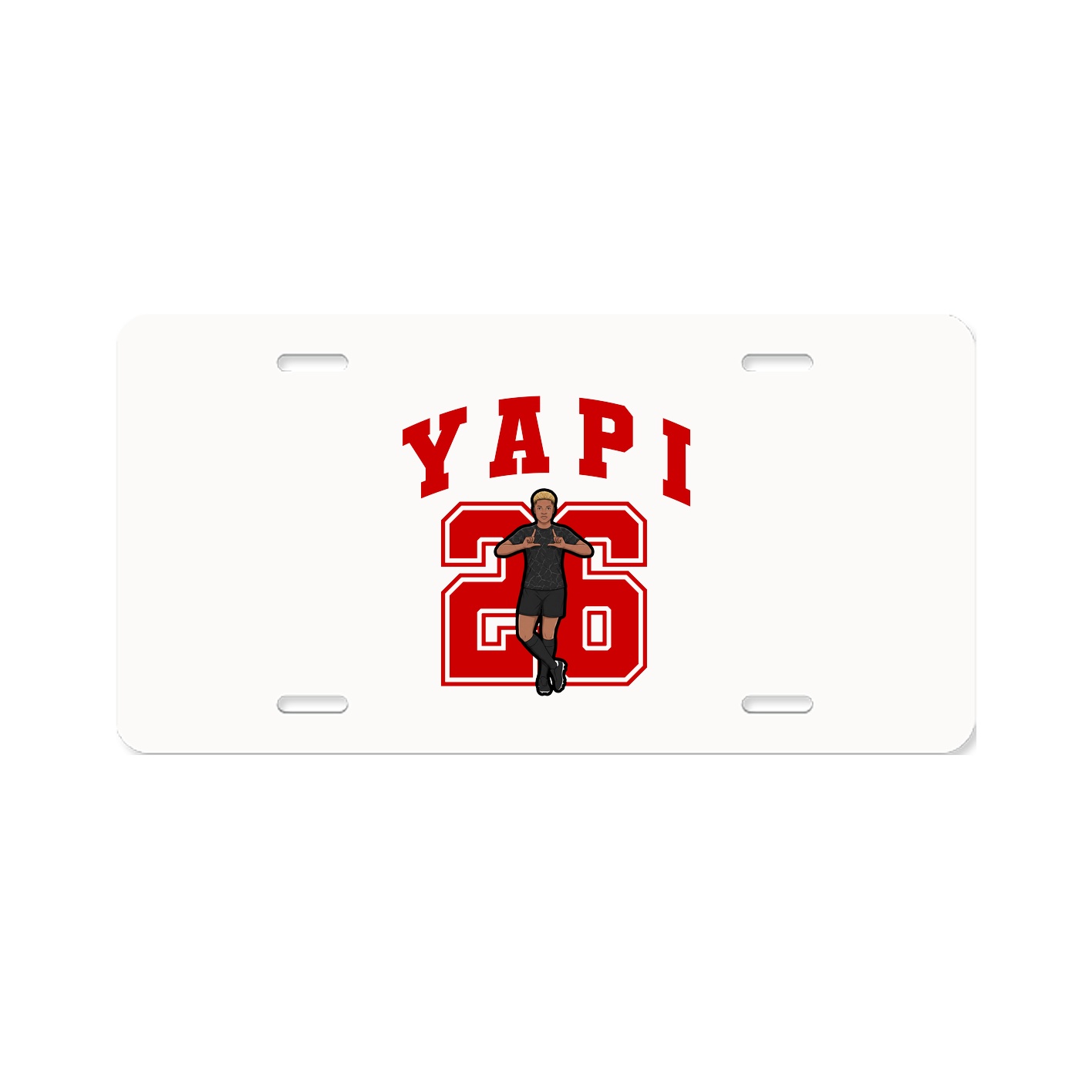 License Plate — Number in Classic