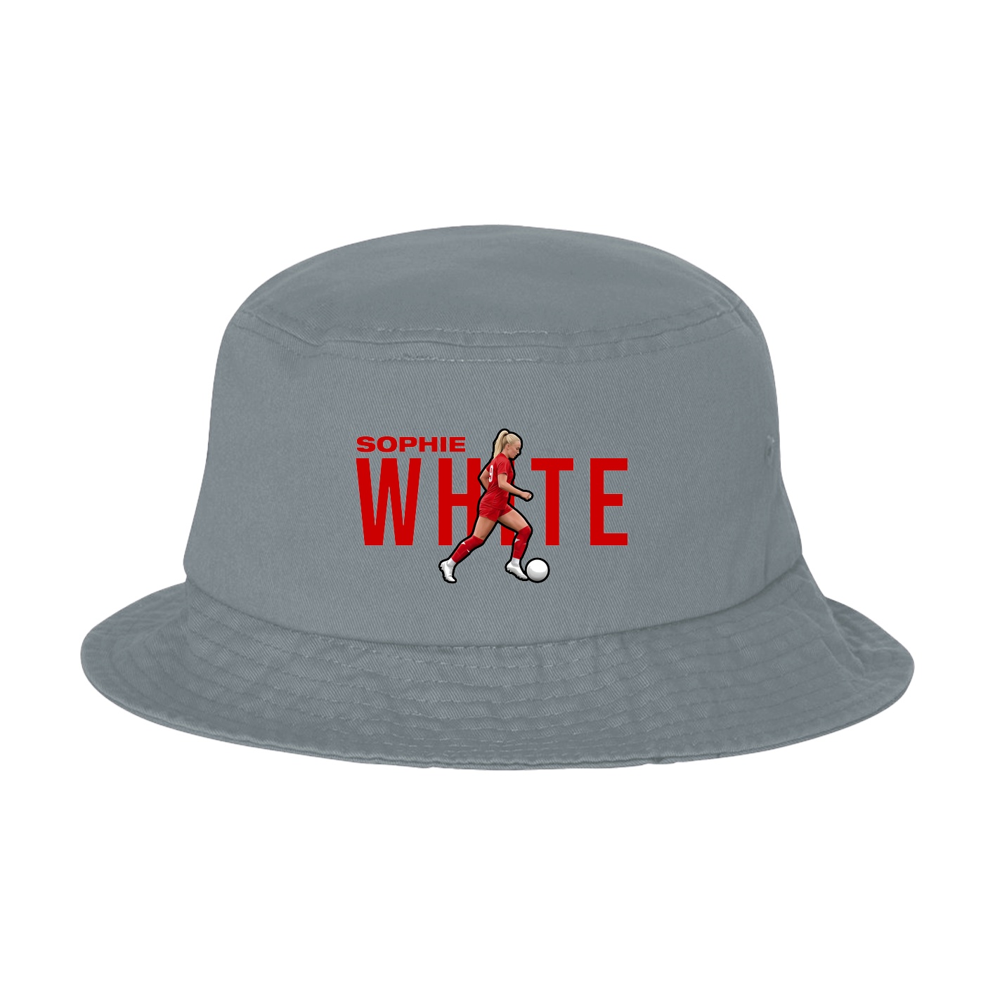 Bucket Cap — Player Name in Grey