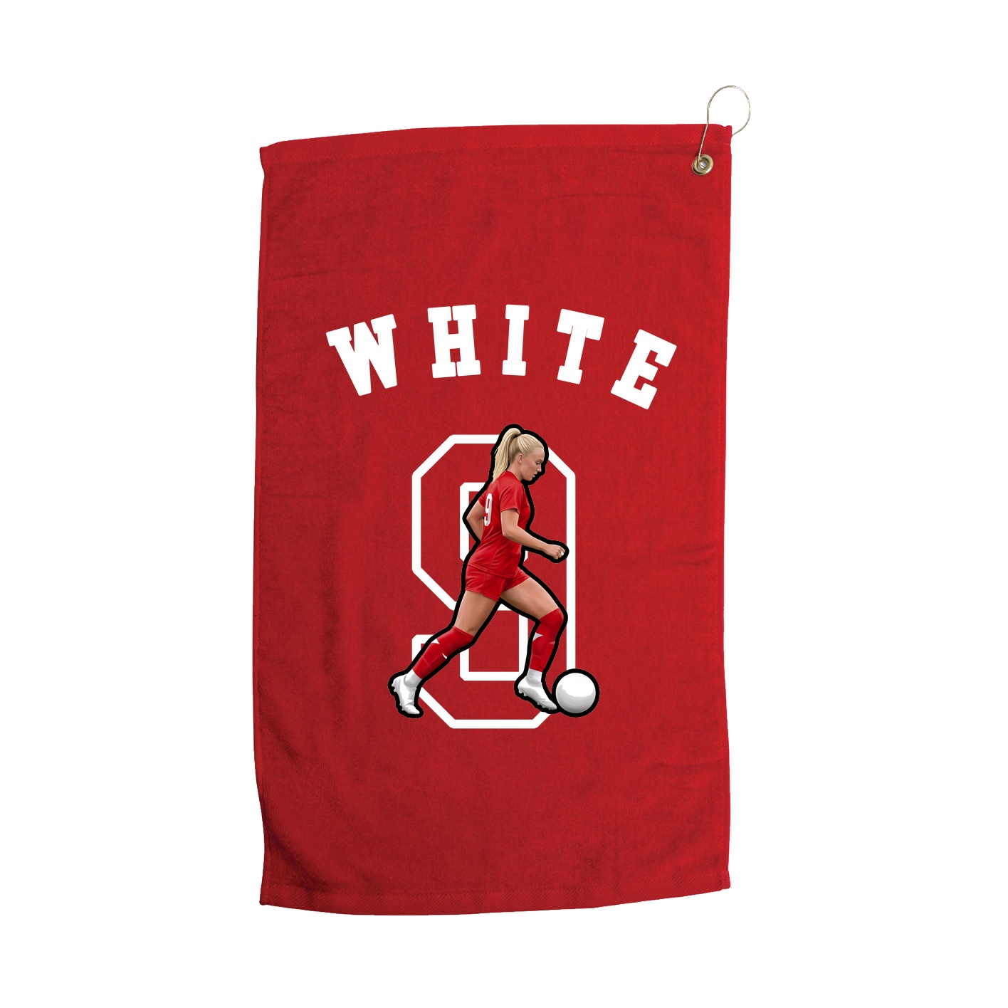 Golf Towel — Shirsey Arch in Red