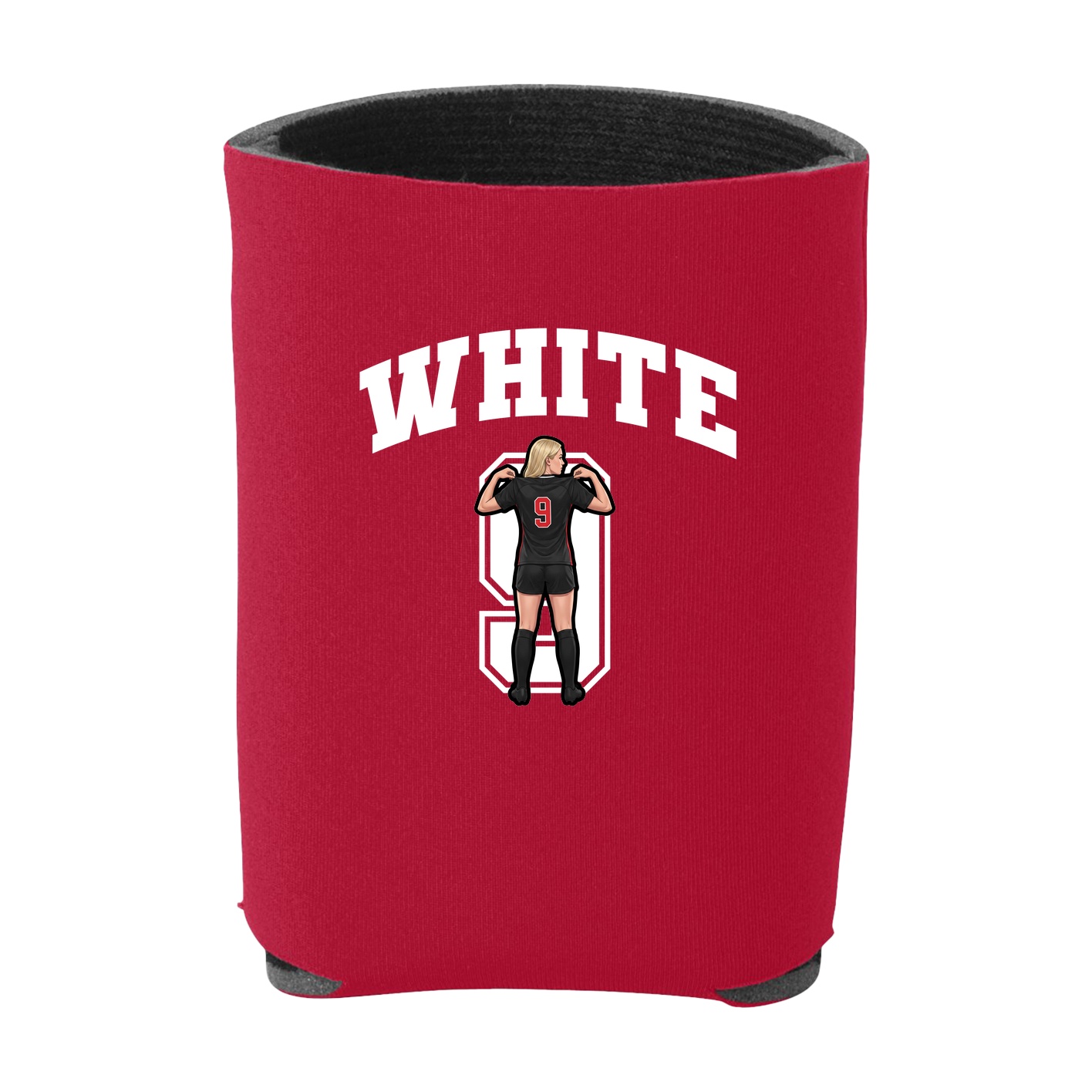 Can Holder — Number in Red