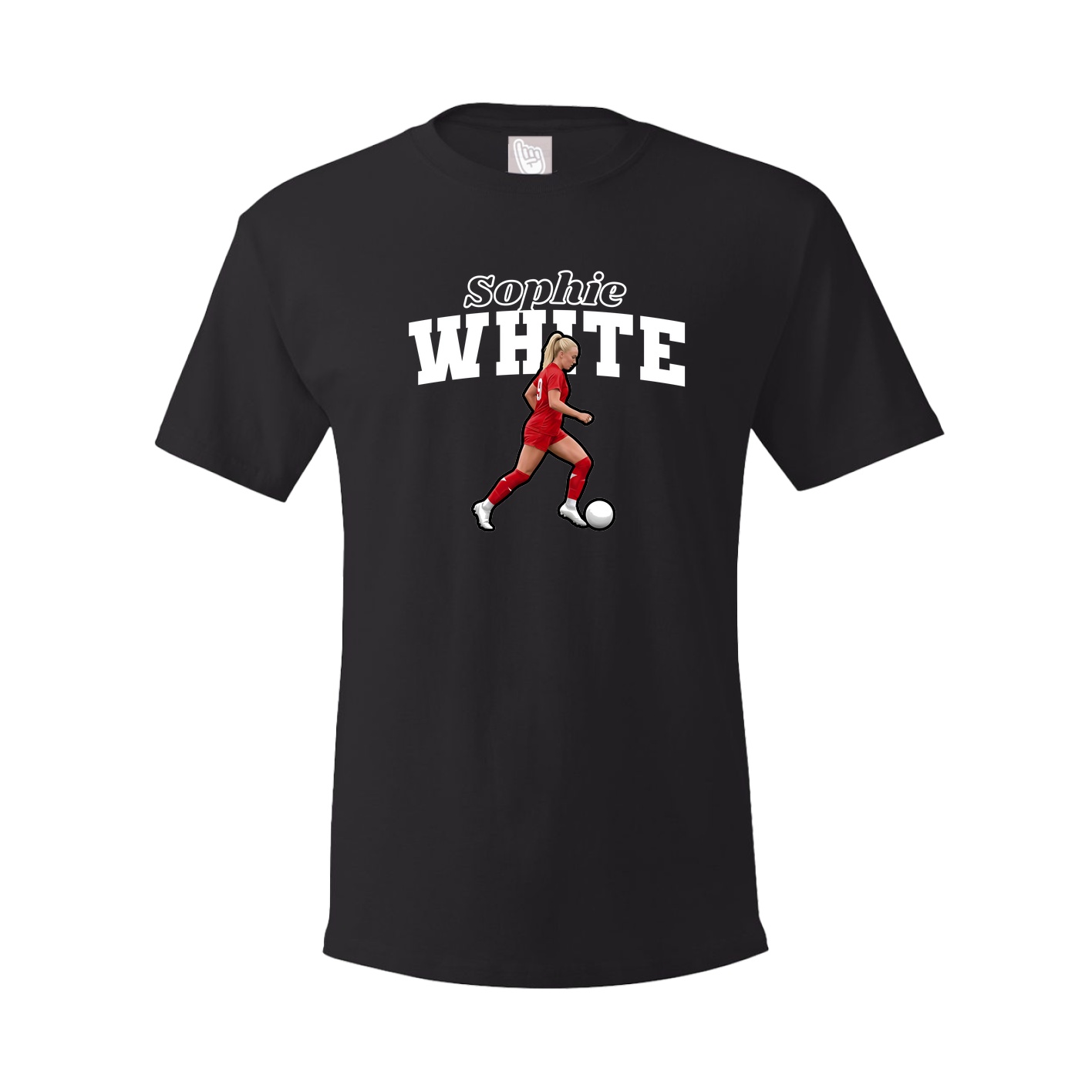 Youth Tee — Name Arch in Black