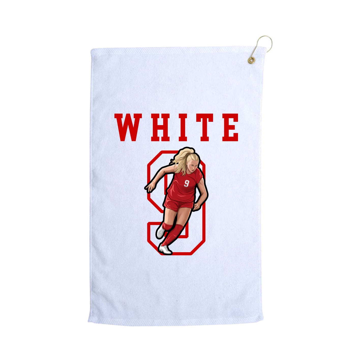 Golf Towel — Shirsey in White