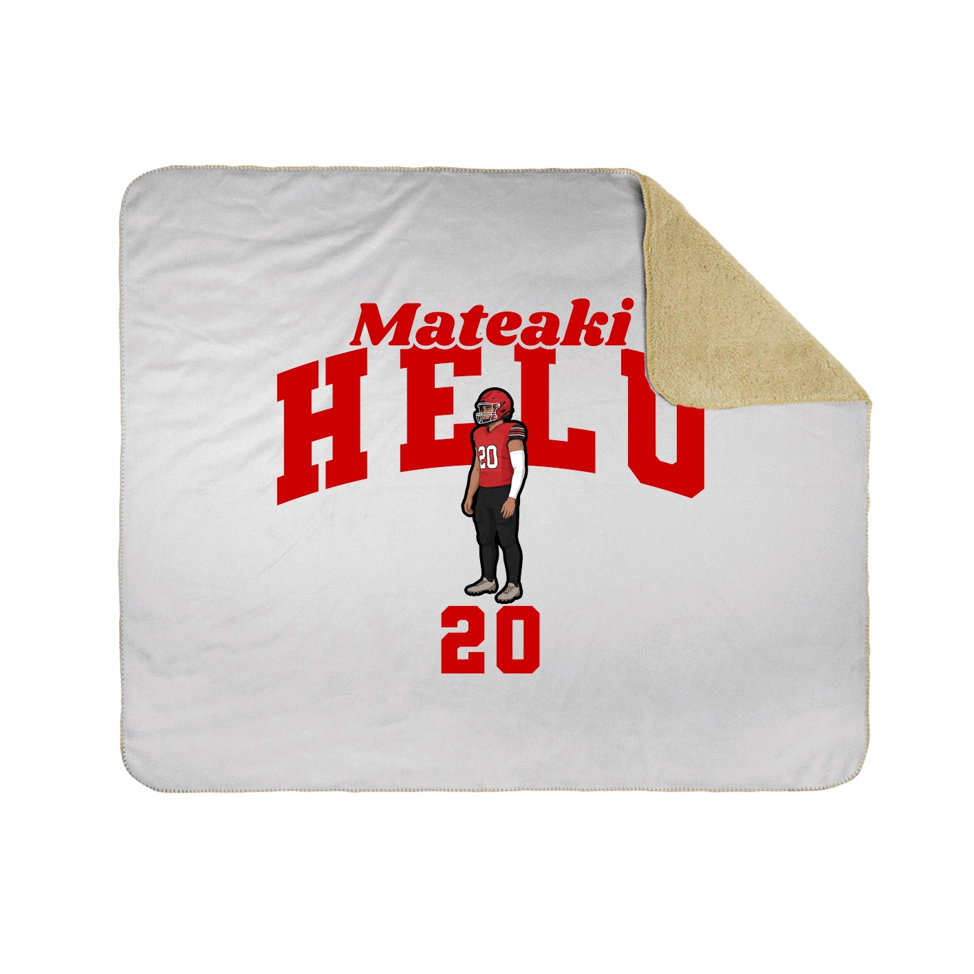 Throw Blanket — Signature Arch in White