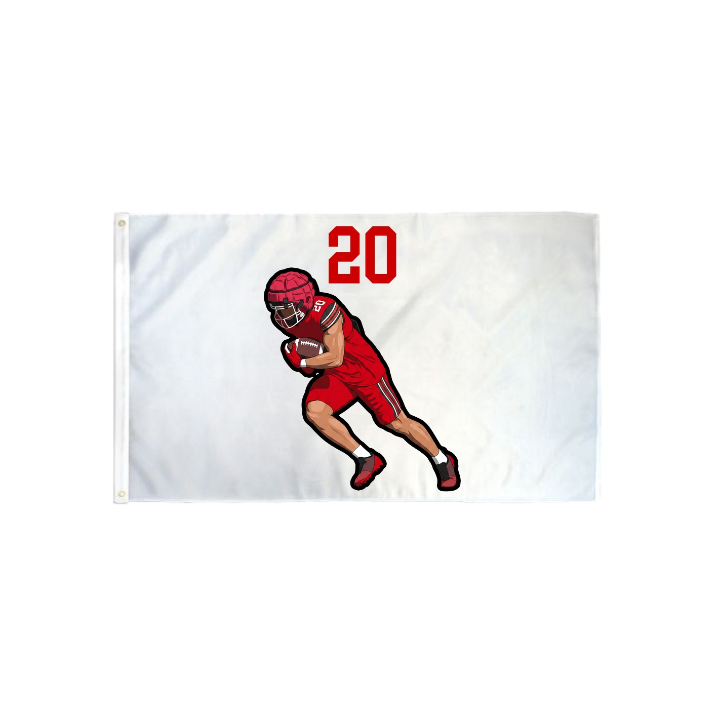 3x5 Flag — Number Top in Classic