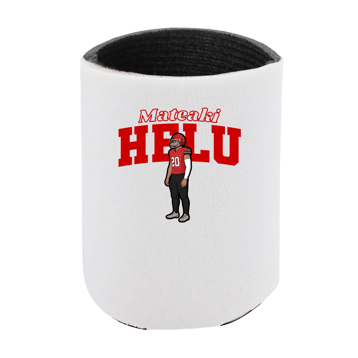 Can Holder — Name Arch in White