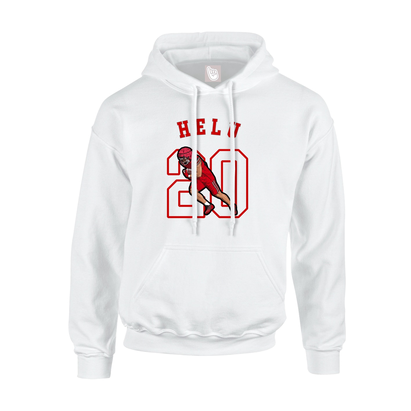 Hoodie — Shirsey Arch in White