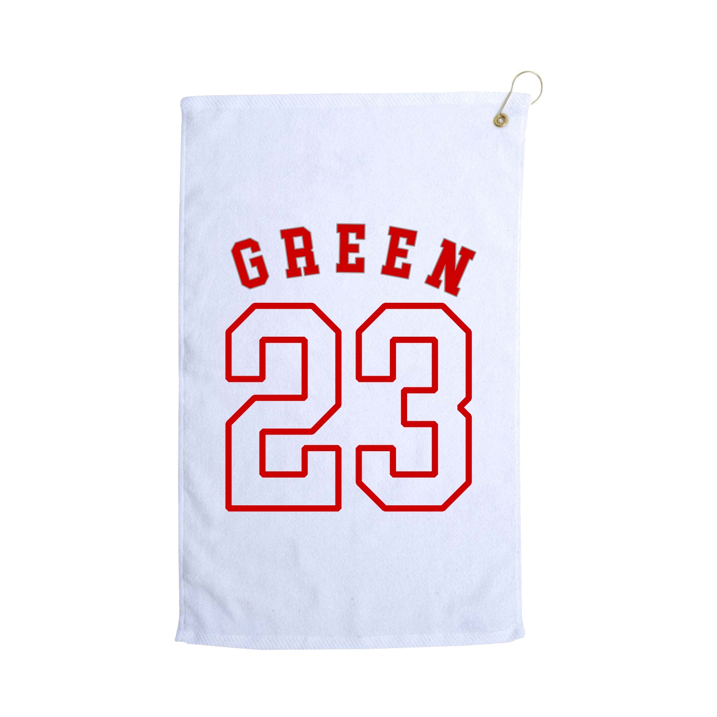 Golf Towel — Shirsey Arch in White