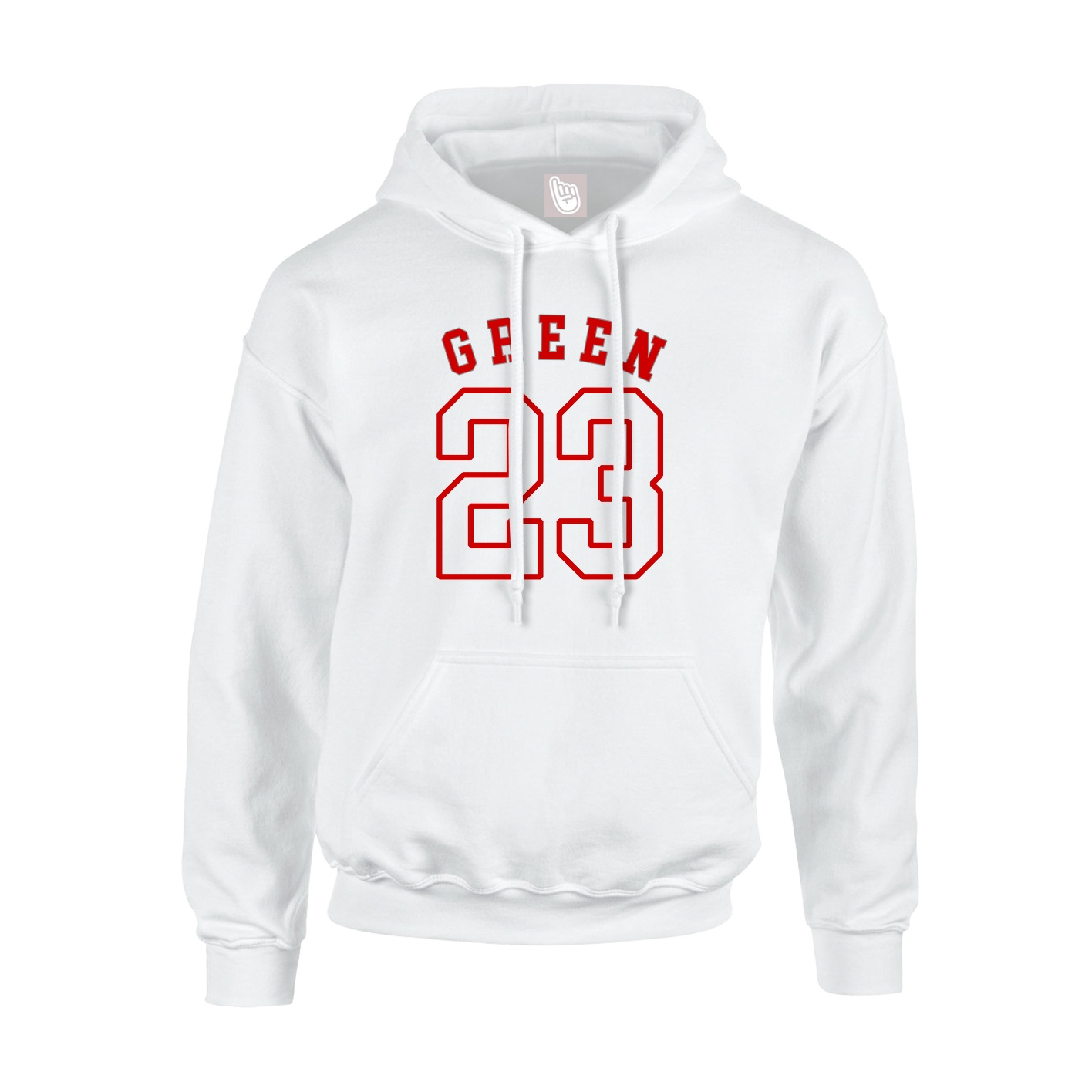 Hoodie — Shirsey Arch in White