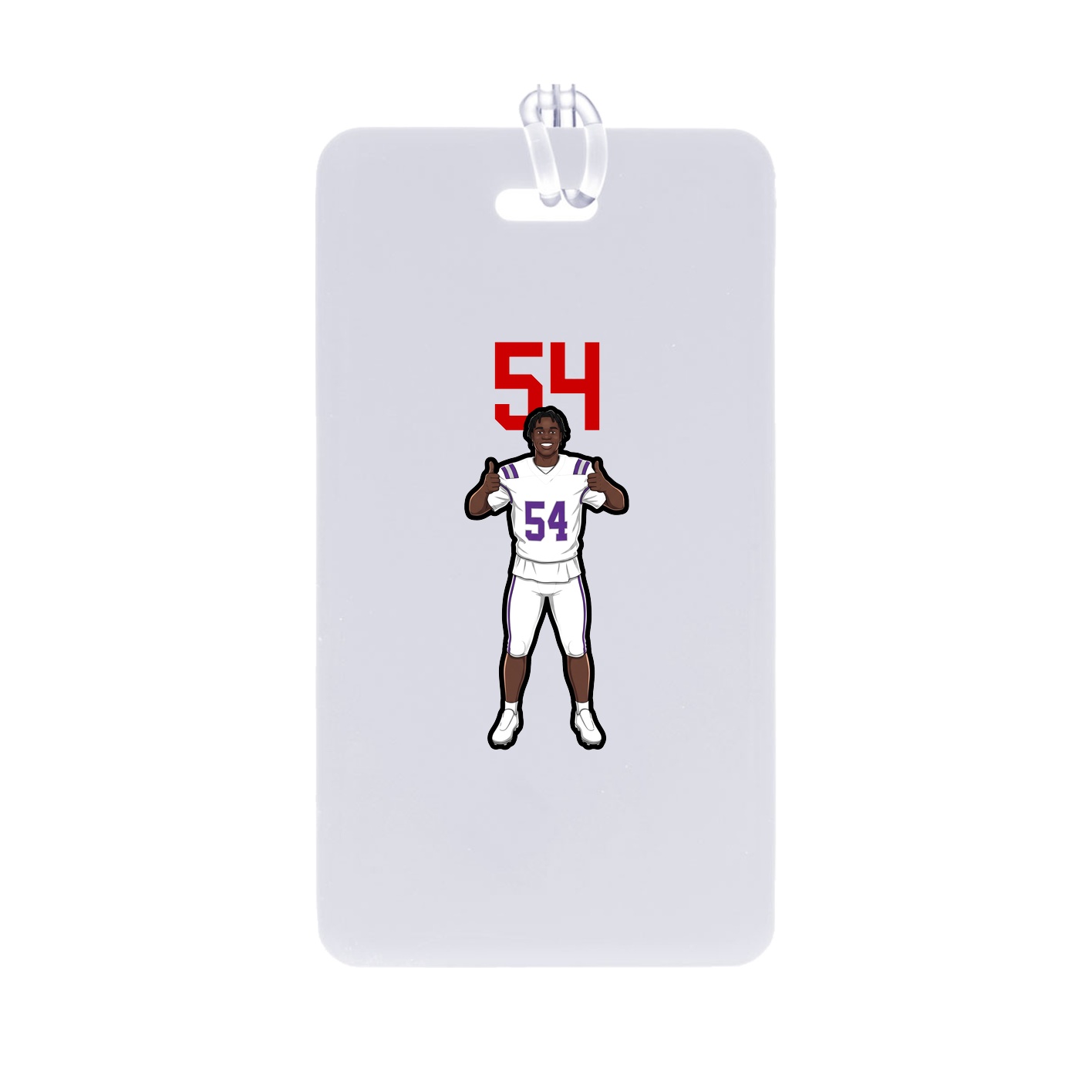 Bag Tag — Number Top in Classic