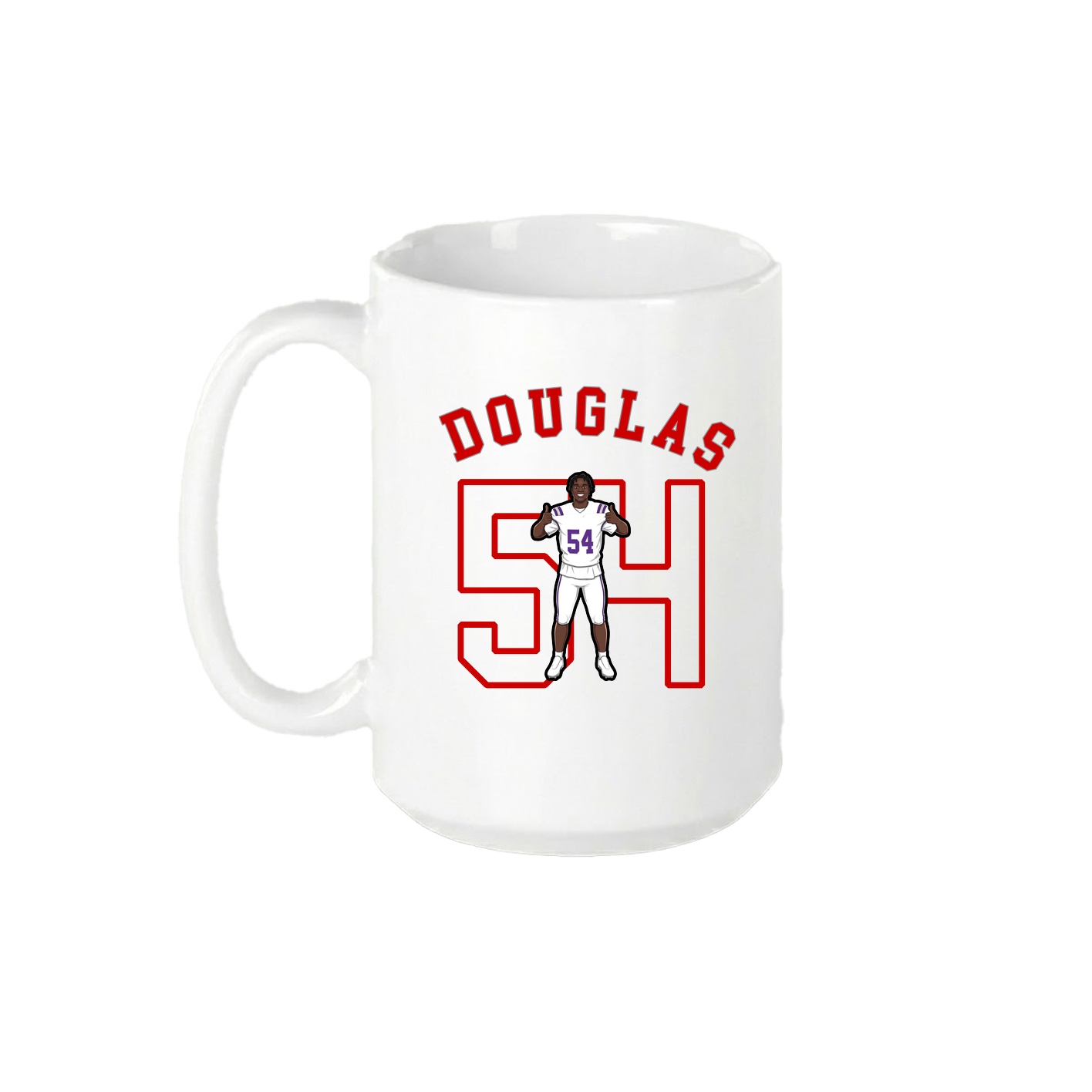 15oz Coffee Mug — Shirsey Arch in White