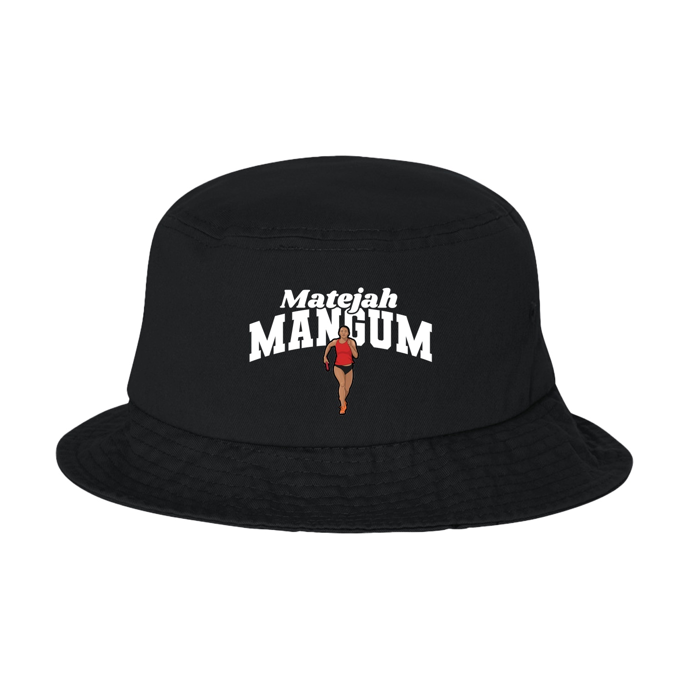 Bucket Cap — Signature Arch in Black