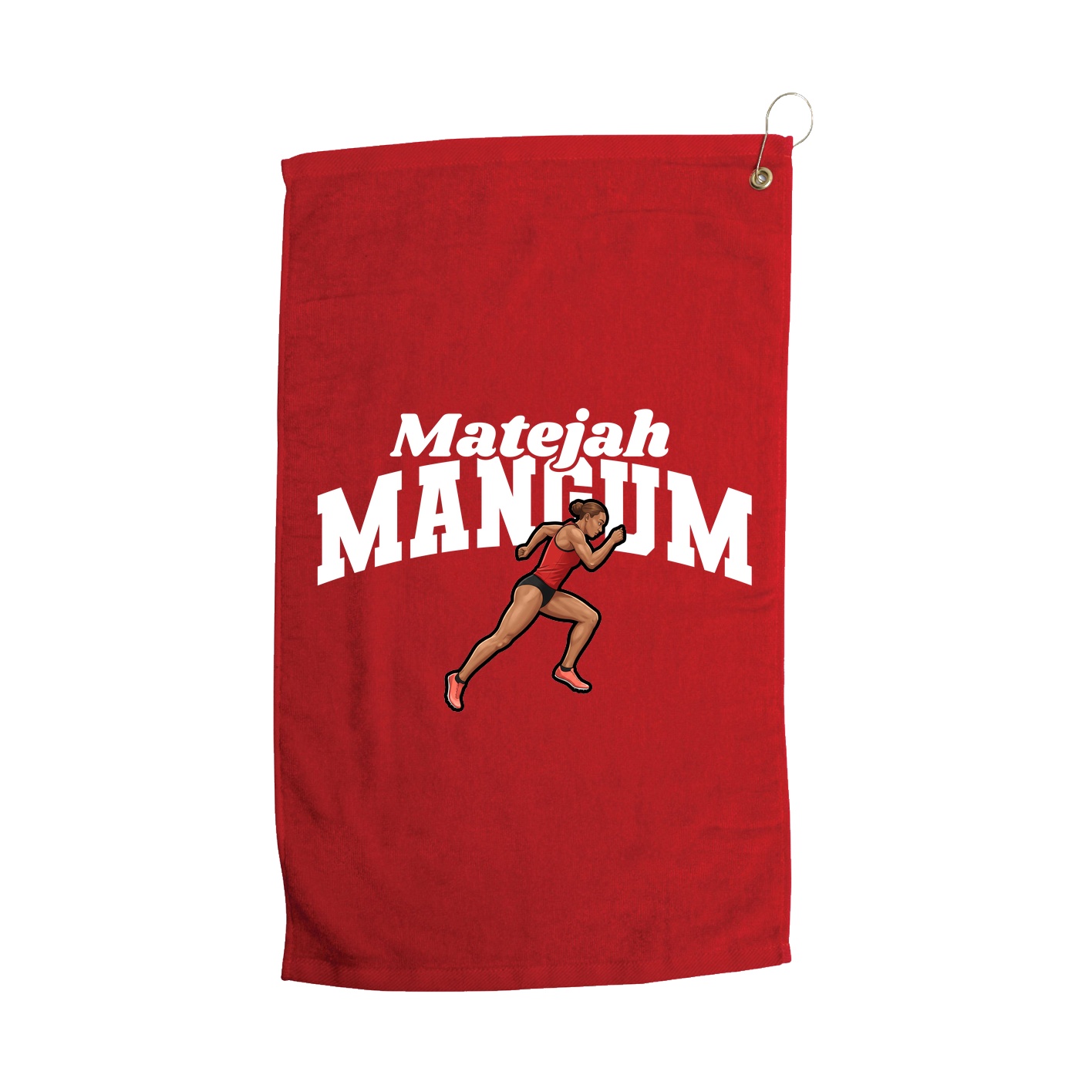 Golf Towel — Signature Arch in Red