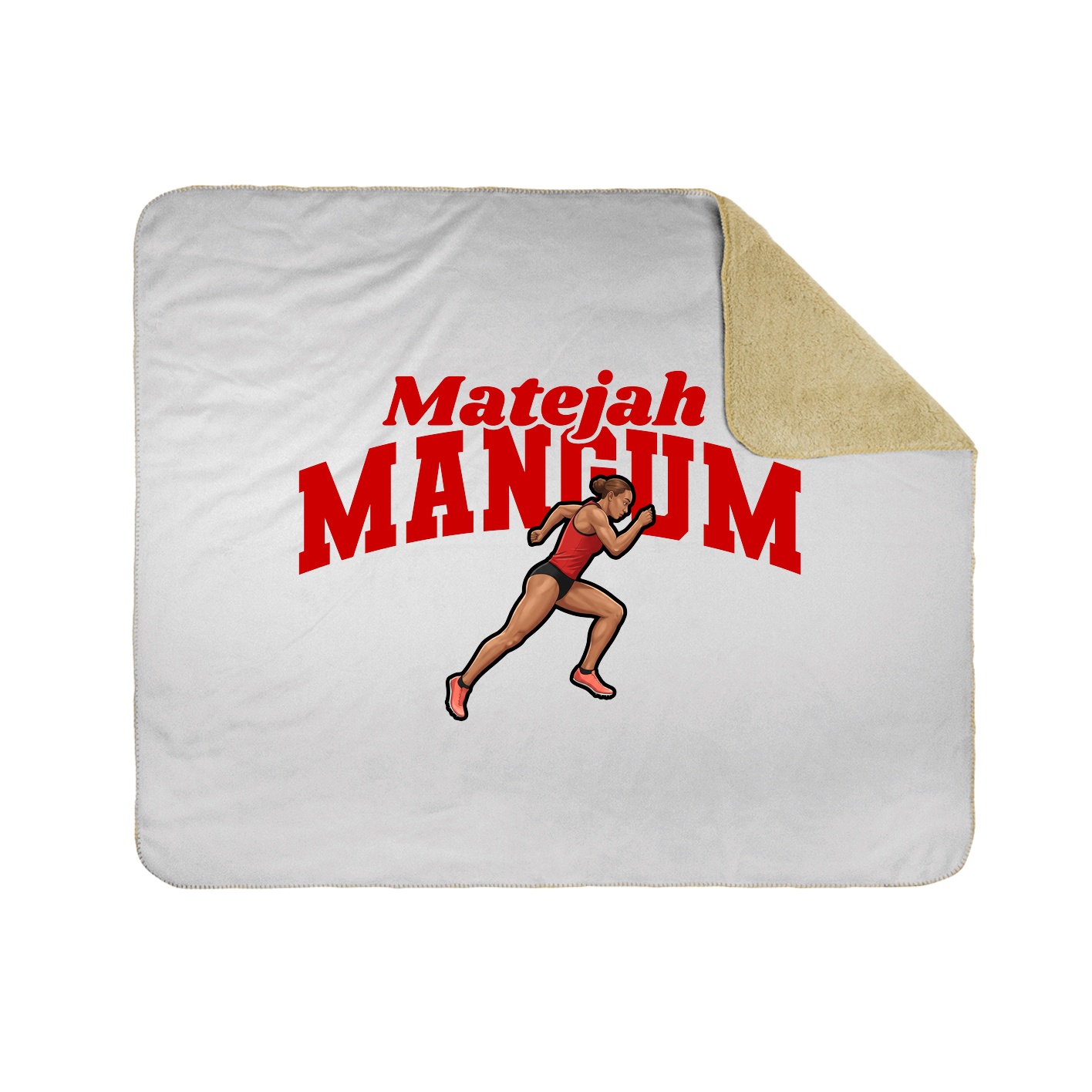 Throw Blanket — Signature Arch in White