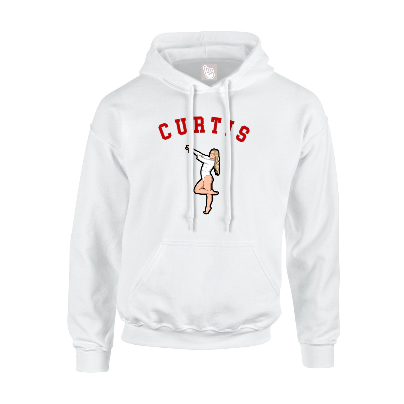Hoodie — Shirsey Arch in White