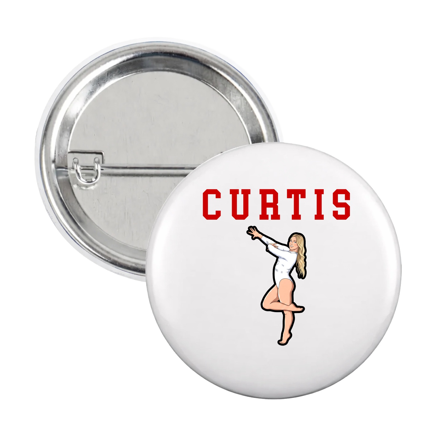 Game Day Button — Shirsey in White