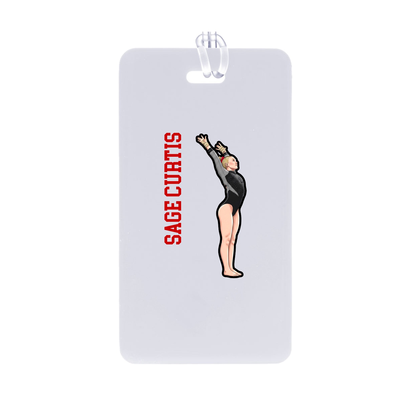 Bag Tag — Name Vertical in Classic