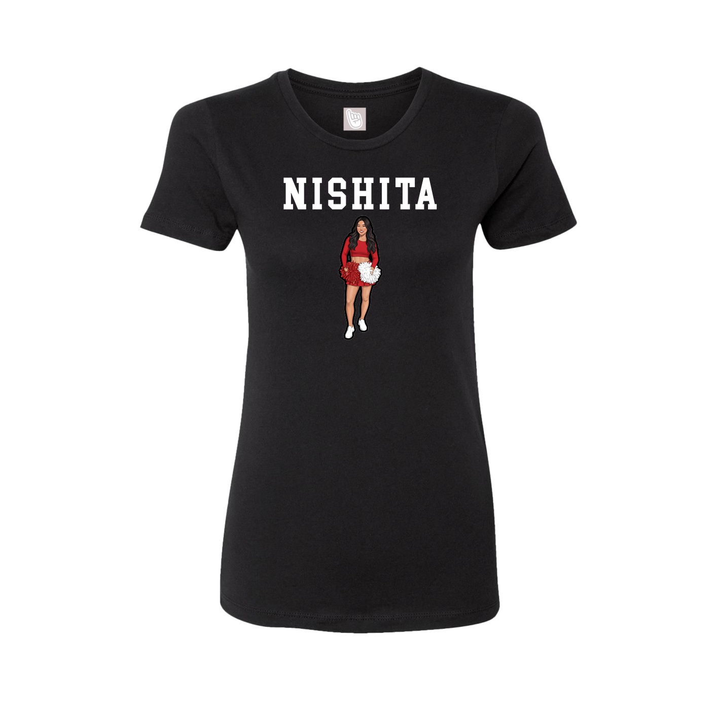 Fitted Women's Tee — Shirsey in Black