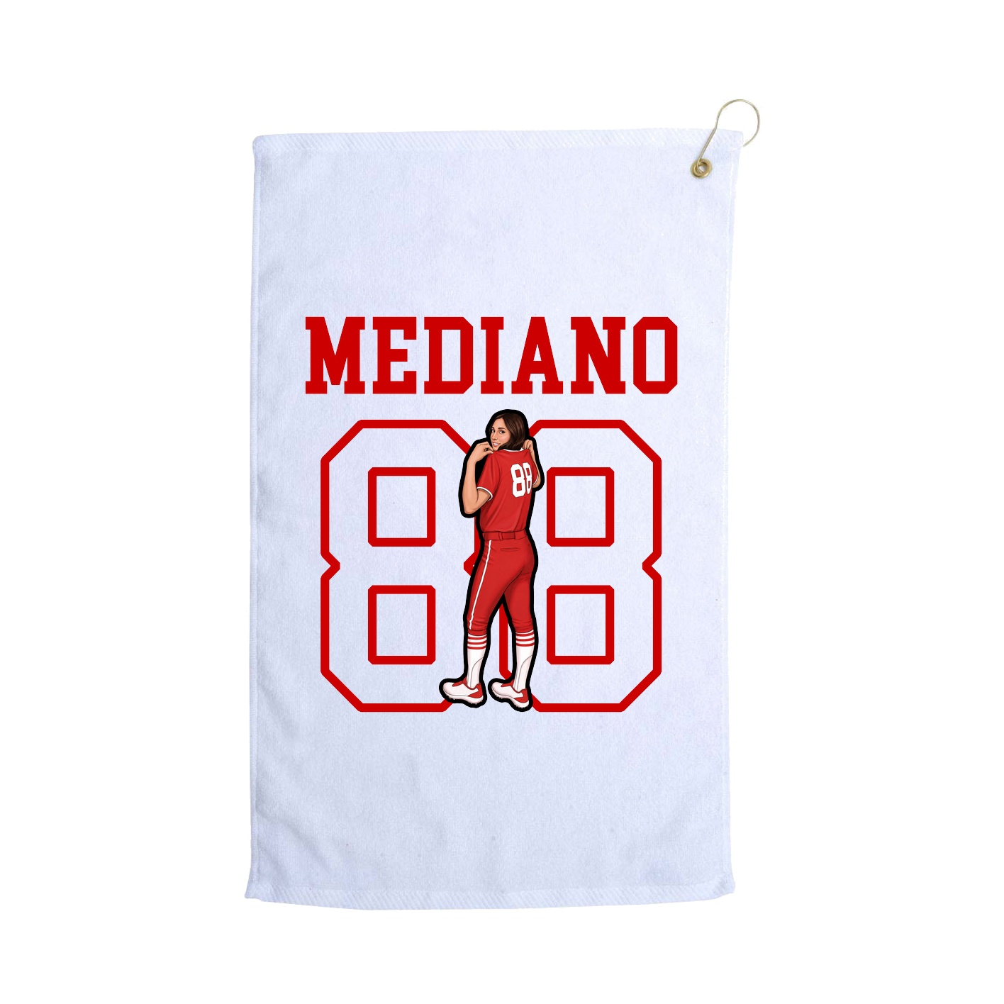 Golf Towel — Shirsey in White