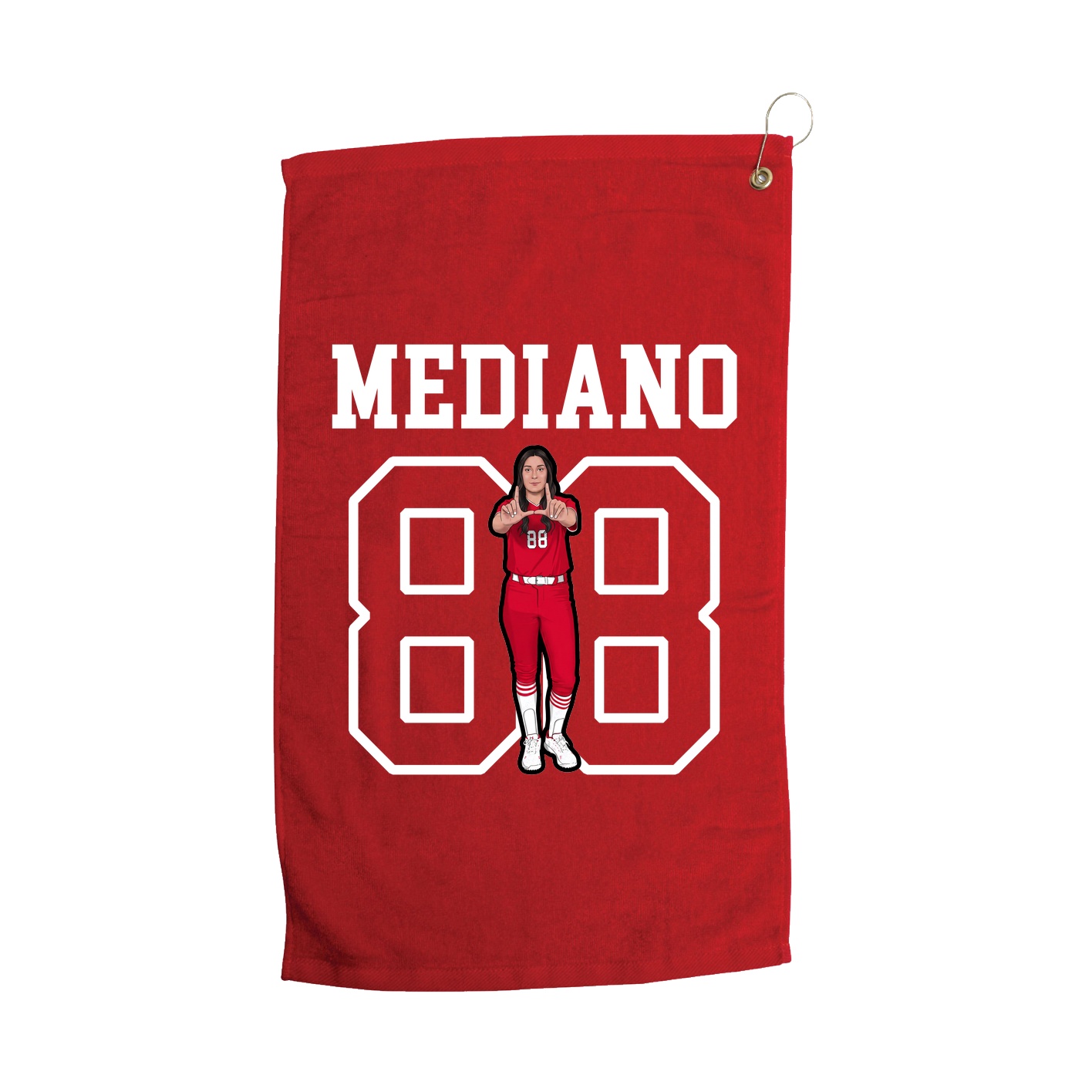 Golf Towel — Shirsey in Red