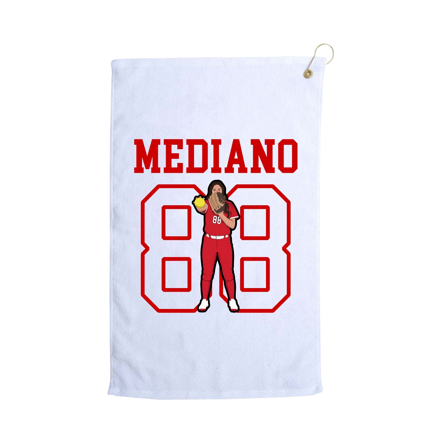 Golf Towel — Shirsey in White