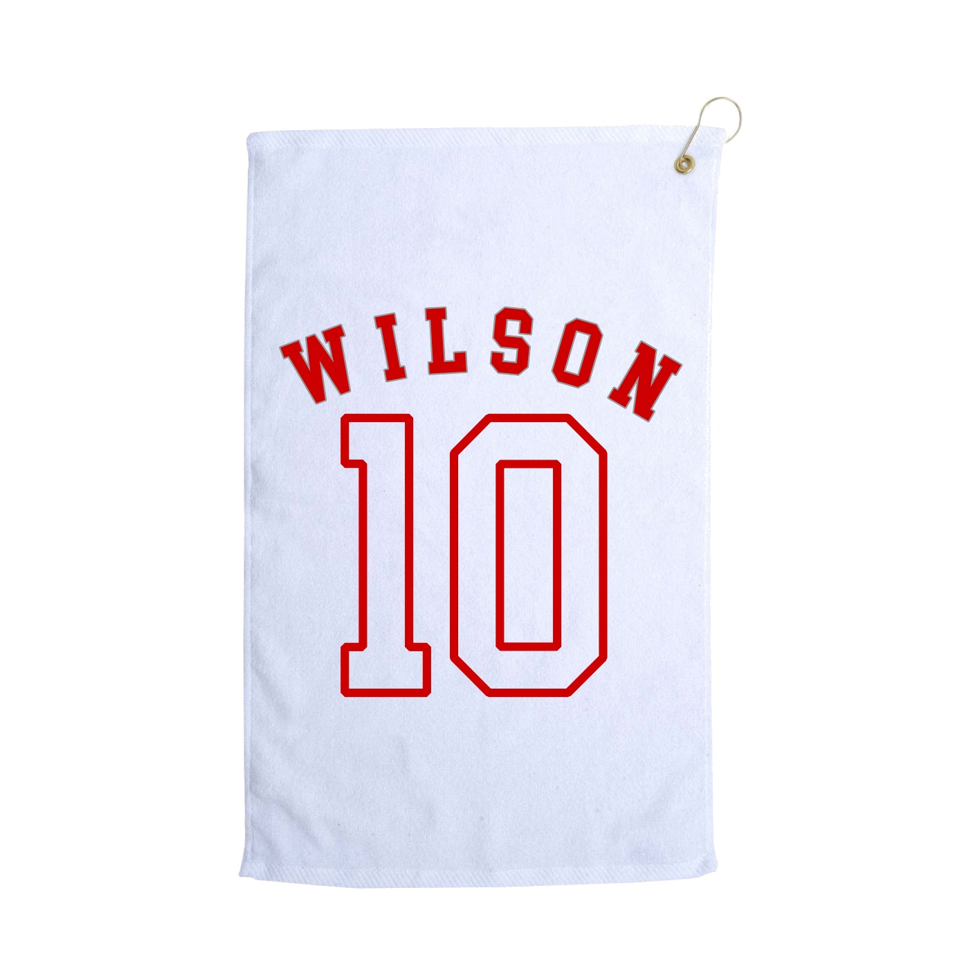Golf Towel — Shirsey Arch in White