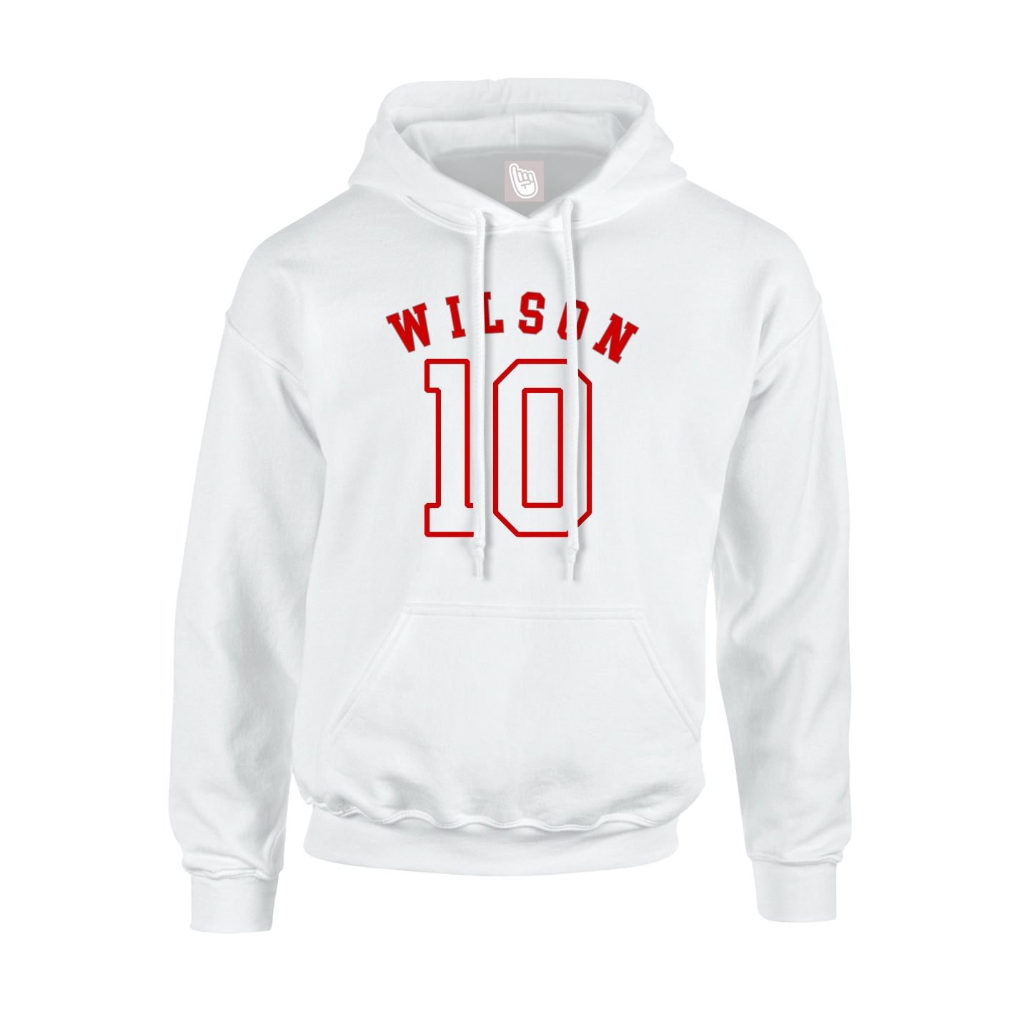 Hoodie — Shirsey Arch in White