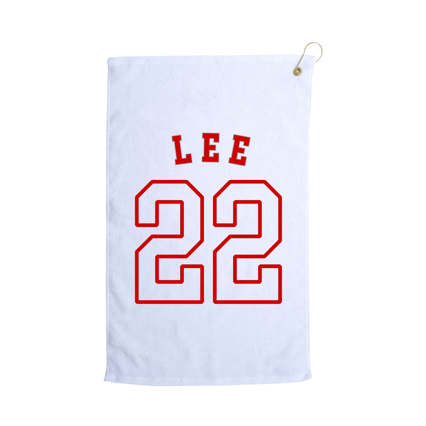Golf Towel — Shirsey Arch in White