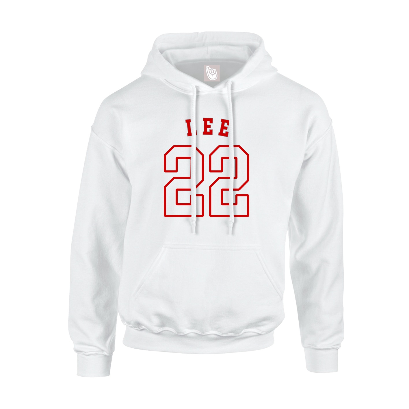 Youth Hoodie — Shirsey Arch in White