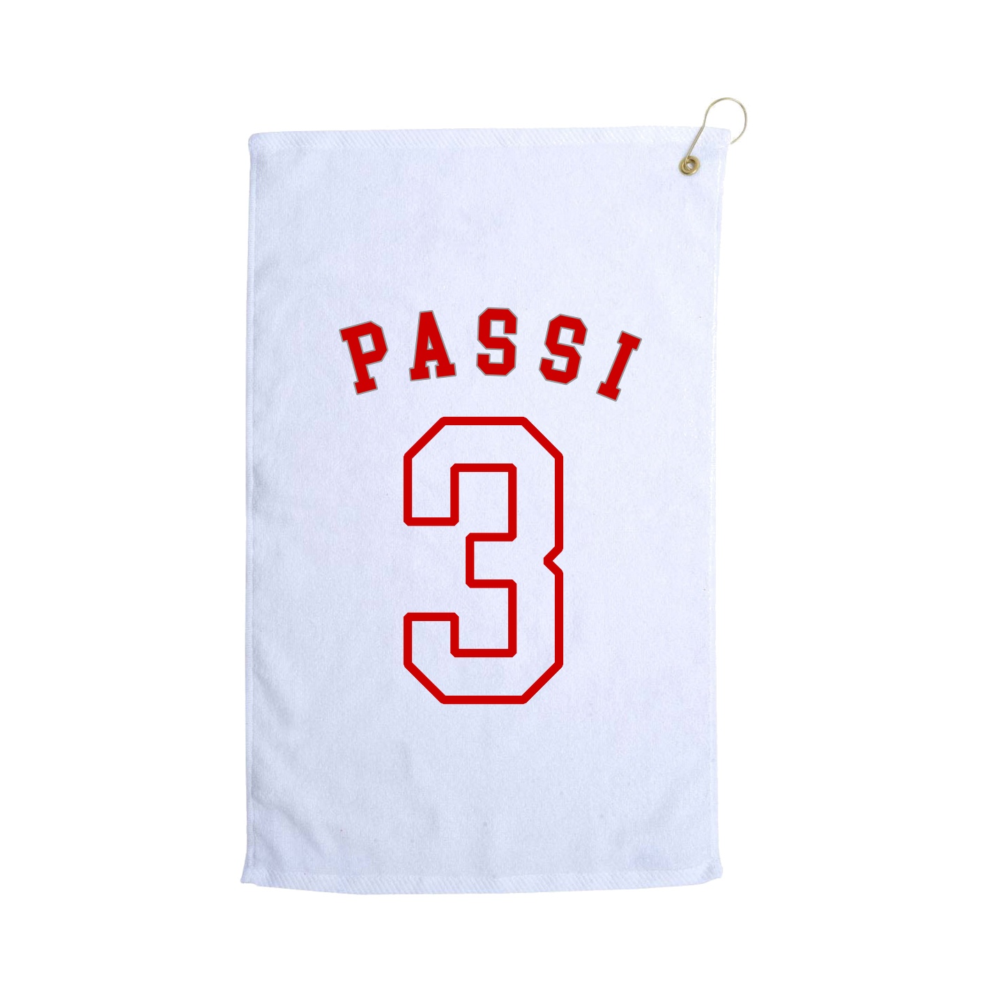 Golf Towel — Shirsey Arch in White