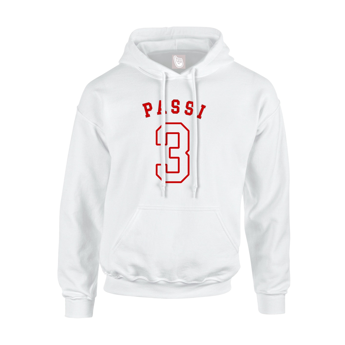 Youth Hoodie — Shirsey Arch in White