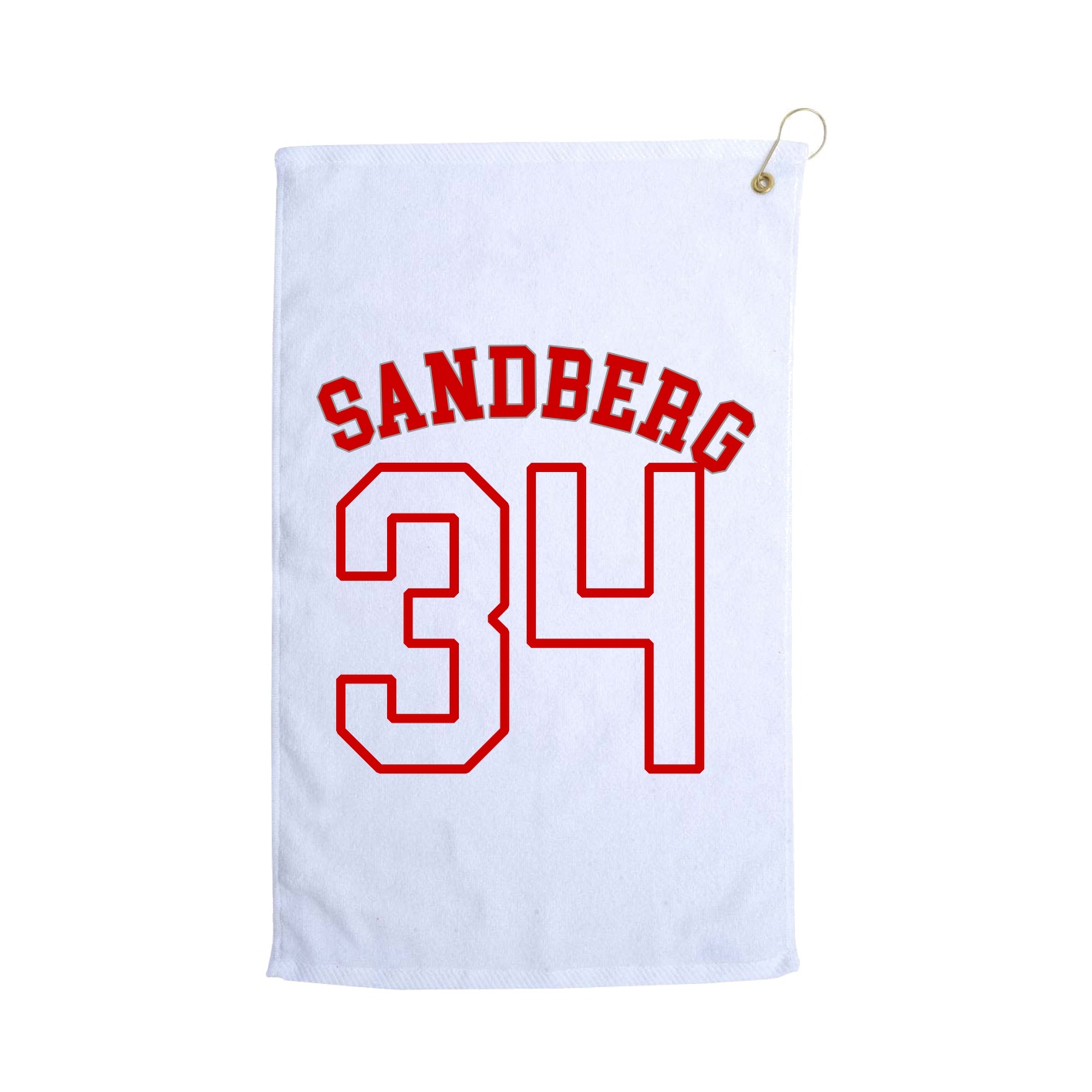 Golf Towel — Shirsey Arch in White