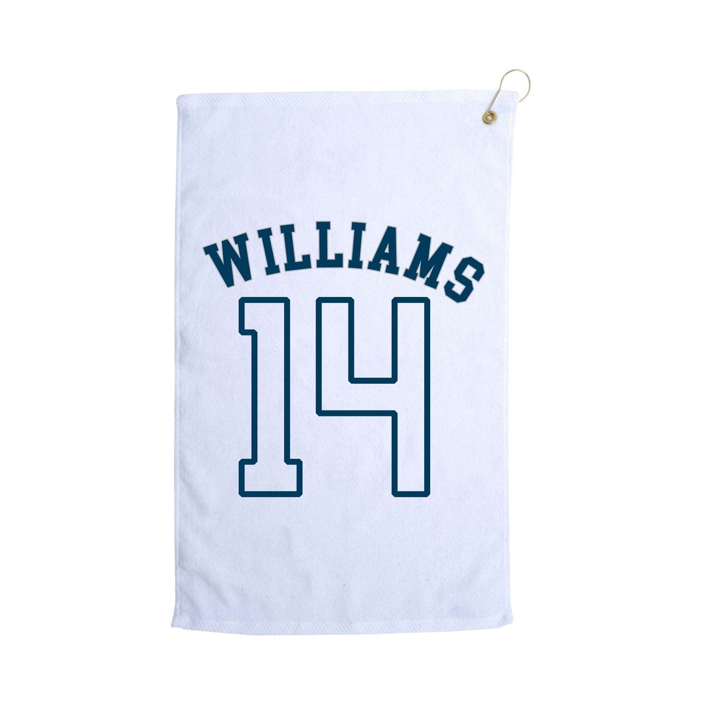 Golf Towel — Shirsey Arch in White